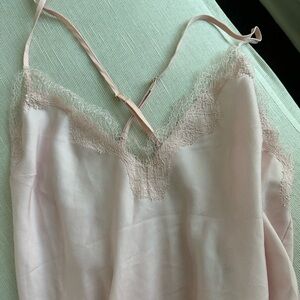 Victoria's Secret Pale Pink Lace-Trim Slip